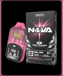 Nova 2G Liquid Diamond Disposable - Cherry Splash + Exotic Watermelon