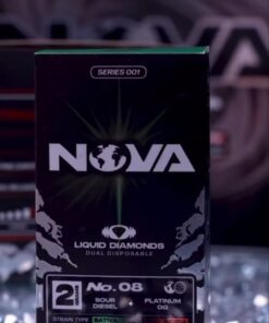 Nova 2g Liquid Diamond Disposable – Sour Diesel + Platinum OG